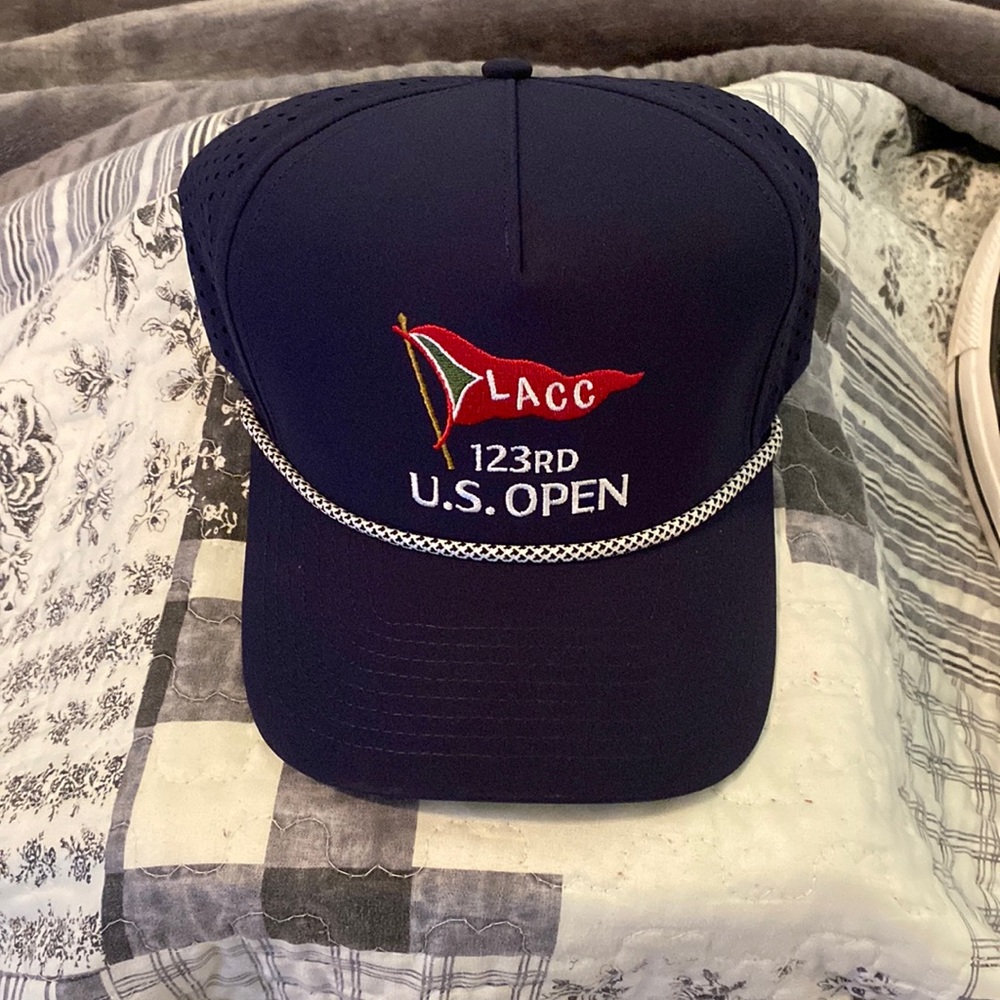 Brand new LACC 123rd U.S. Open golf hat. Navy blue